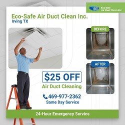 Eco Safe Air Duct Cleaning Irving TX 